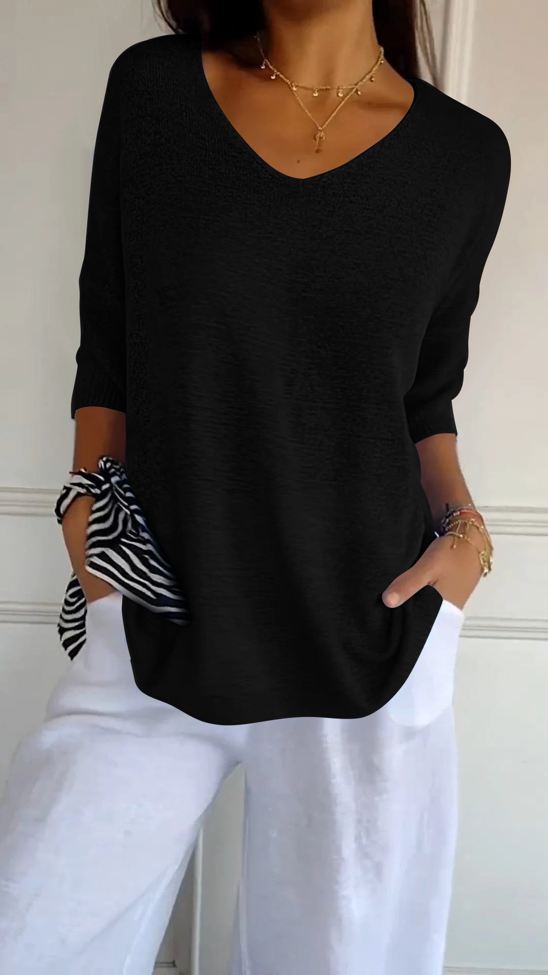 Anna | Top chic in maglia