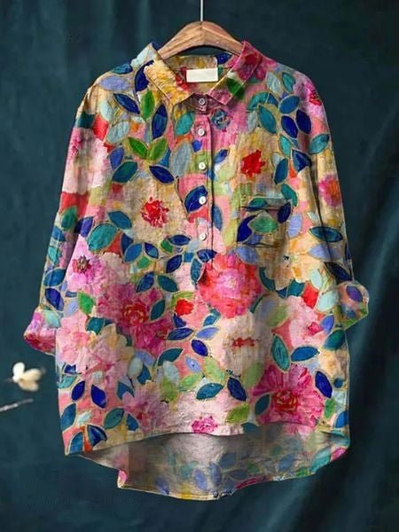 Lila | Blusa floreale elegante