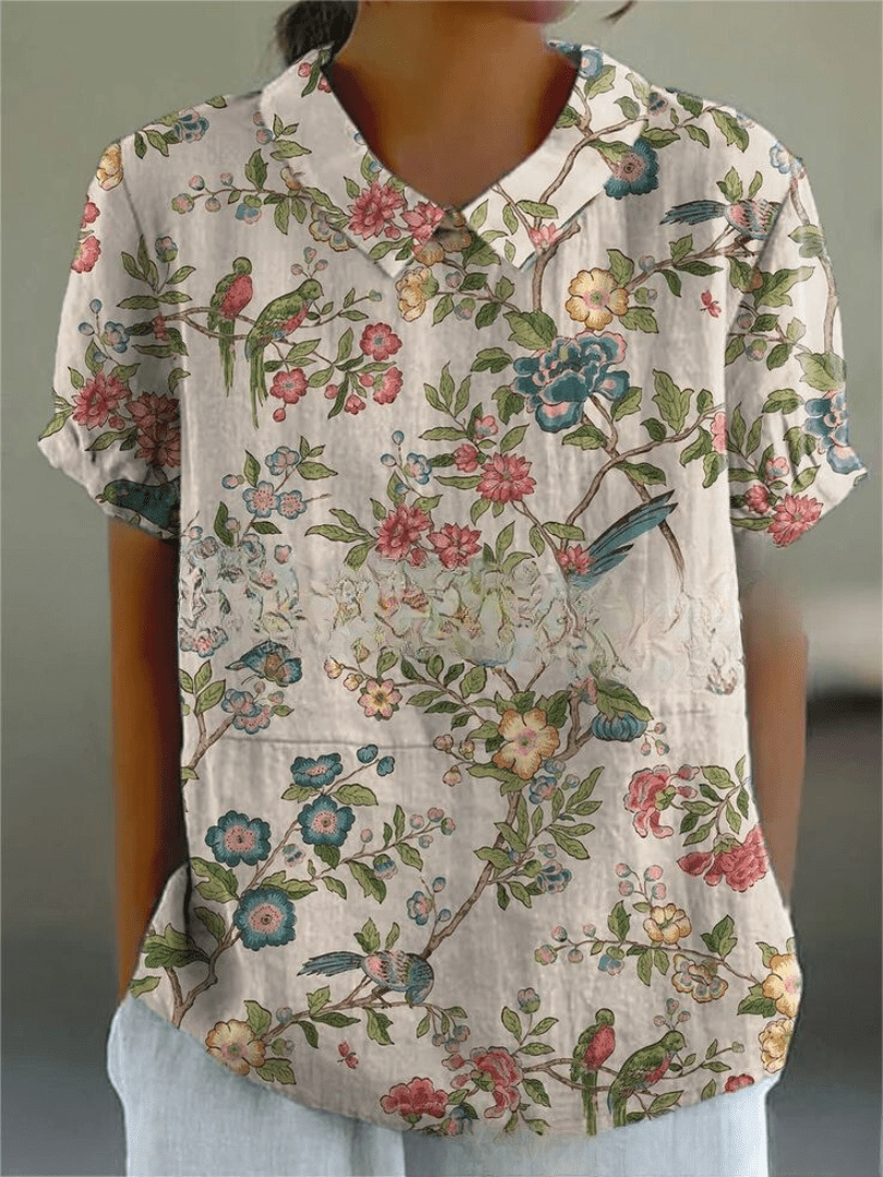 Sofia | Camicia floreale elegante