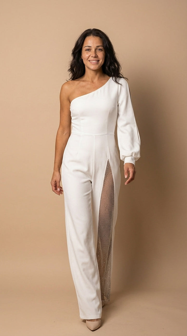 Aurora™ | Tuta Elegante con Gamba Brillante