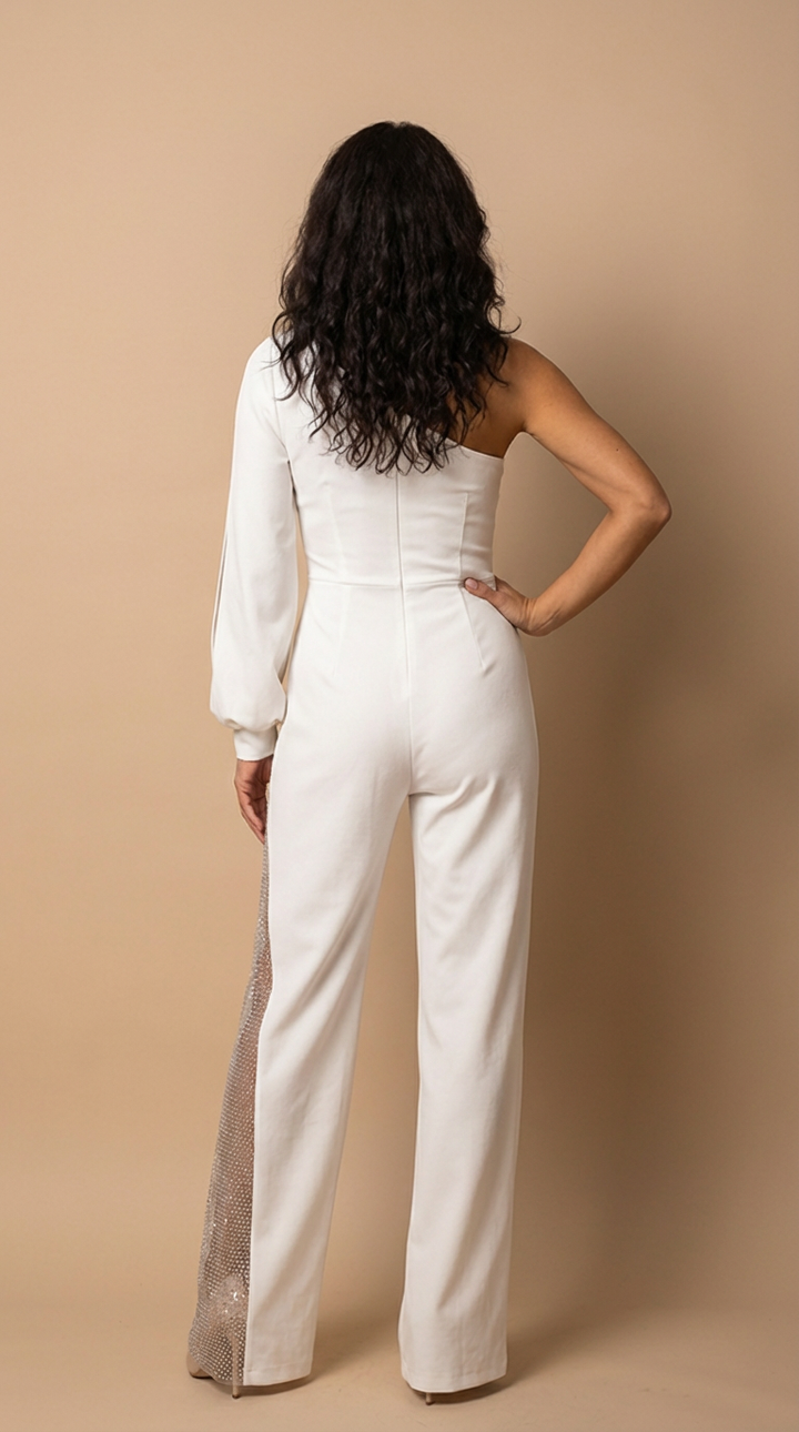 Aurora™ | Tuta Elegante con Gamba Brillante